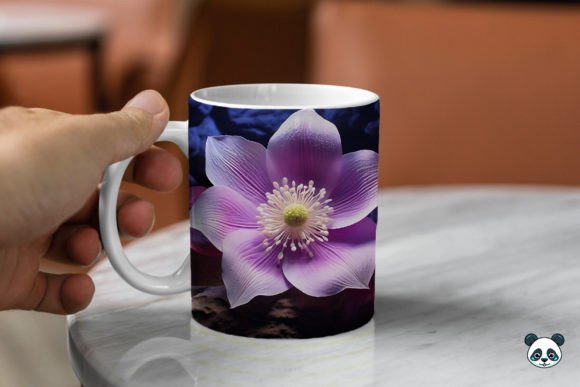 Download 3D Lenten Rose Mug Wrap Sublimation 2 - Mug Collection