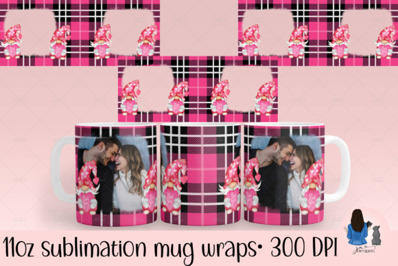 Download 11oz Valentine's Gnome Sublimation Mug - Mug Collection