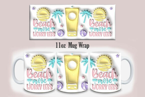 Download 3d Inflated Boho Summer Mug Design - Mug Collection