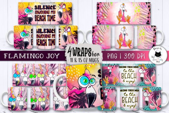 Download Funny Flamingo Mug Wraps | Summer Mugs - Mug Collection