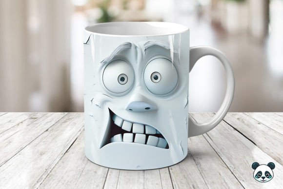 Download Sarcastic Face 3D Mug Wrap - Mug Collection