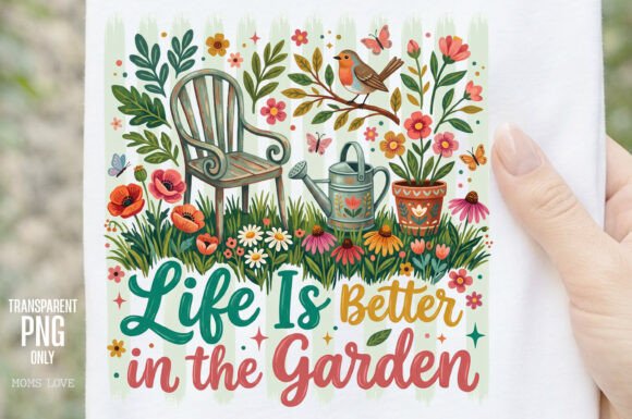 Download Life is Better Garden PNG - Premium Resources