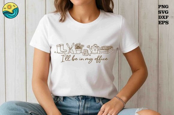 Download I'll Be in My Garden Office SVG PNG - Premium Resources