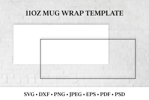 Download 11oz Mug Wrap Template. SVG, Sublimation - Mug Collection
