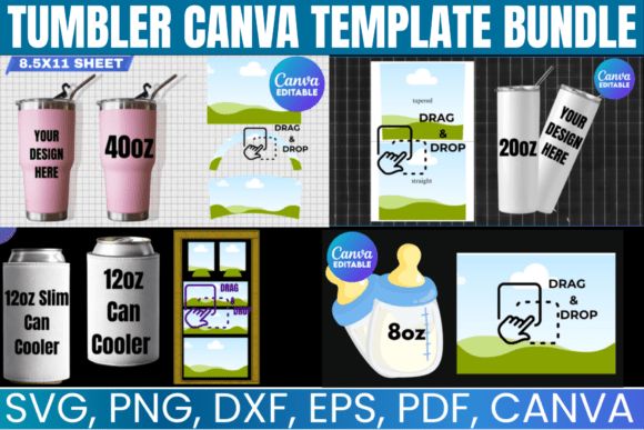 Download Tumbler Template Bundle, Mug Template - Mug Collection