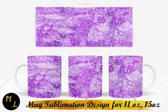 Download Violet Glitter Mug Sublimation - Mug Collection