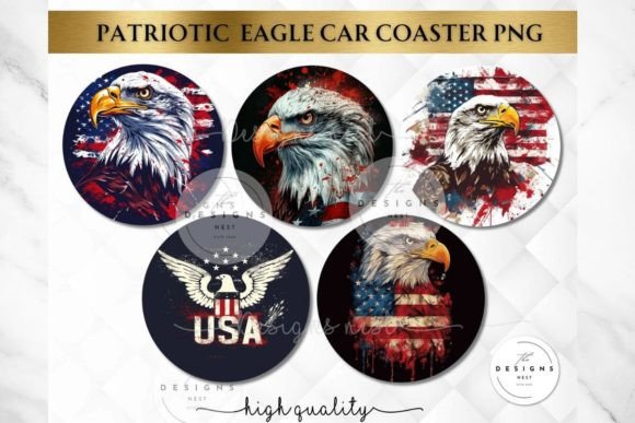 Download Patriotic Car Coaster PNG Bundle - Car coaster png Collection