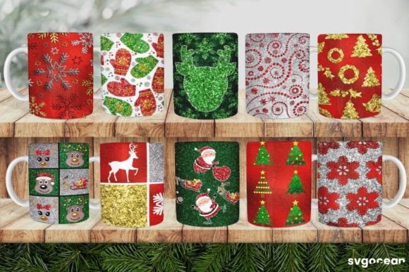 Download Christmas Glitter Mug Sublimation - Mug Collection